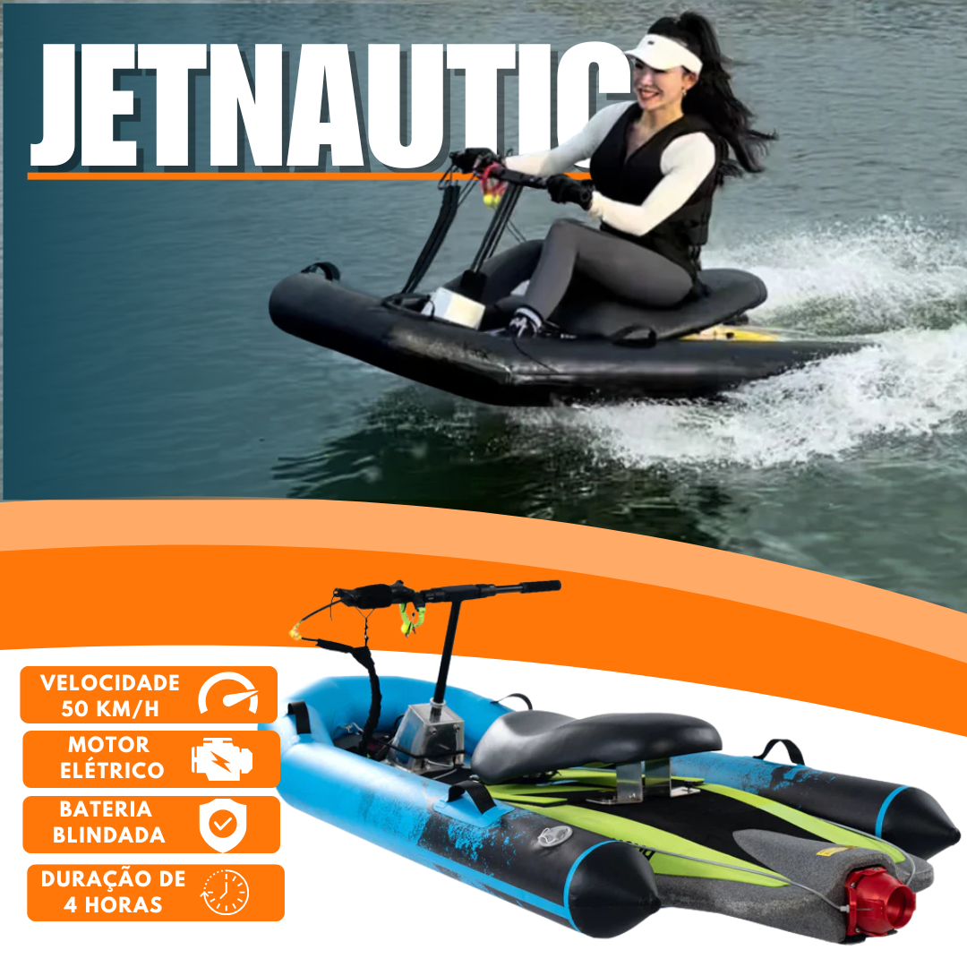 JetNautic - Barco Compacto Com Motor Elétrico